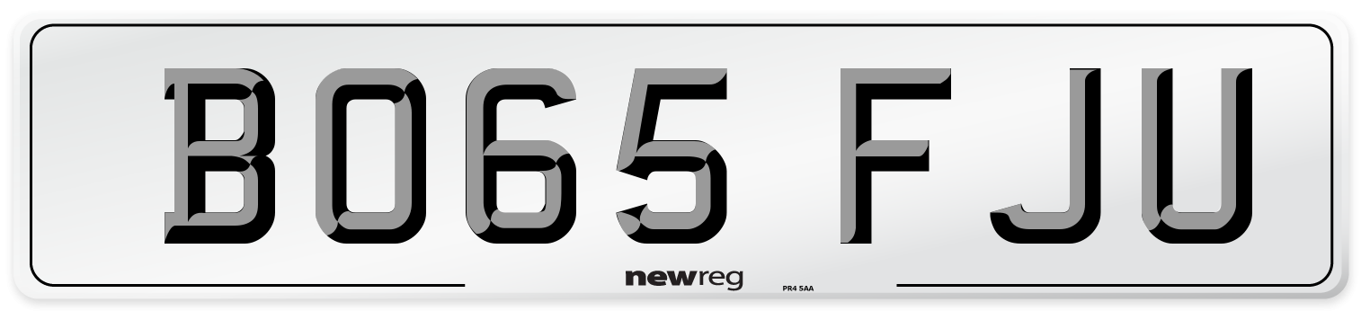 BO65 FJU Number Plate from New Reg